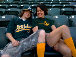 Thumbnail image for Fans with gold socks