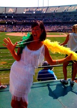 Kara in flapper costume