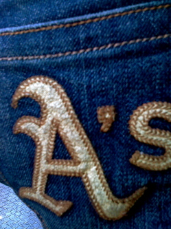A's jeans pocket detail