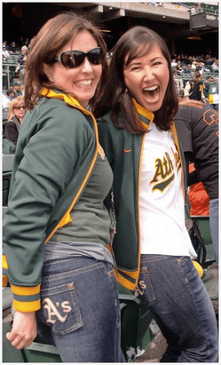 Kara and Carrie and A's jeans